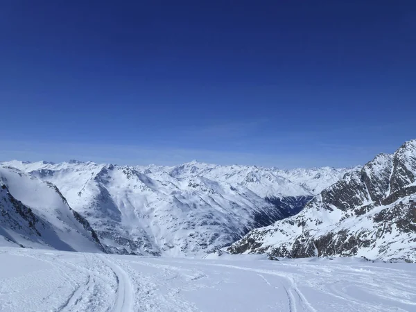 Wilder Pfaff Lyžařská Trasa Tyrolsko Rakousko — Stock fotografie