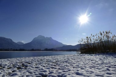 Bavyera, Almanya 'daki Forggensee Gölü