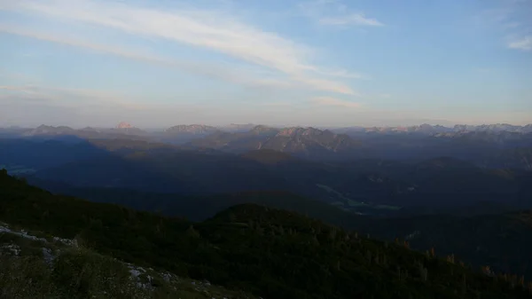 Bergpanorama Benediktenwand Bergtour Bayern Deutschland — Stockfoto