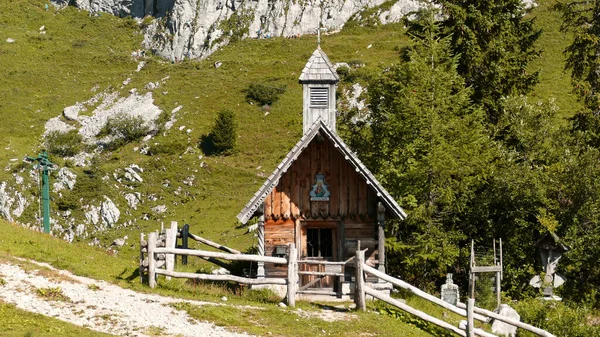 Chapel Benediktenwand Mountain Tour Bavaria Germany — Stock Photo, Image