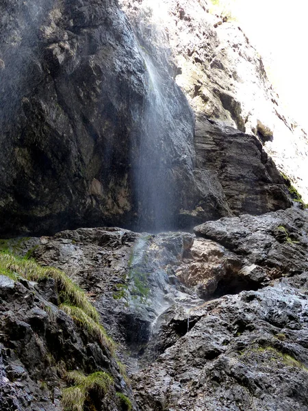 Hollentalschlucht Bergtour Bayern Deutschland — Stockfoto