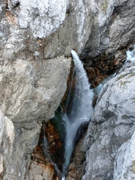 Hollental Canyon Mountain Tour Bayern Tyskland — Stockfoto