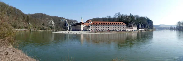 Mosteiro Famoso Weltenburg Baviera Alemanha — Fotografia de Stock