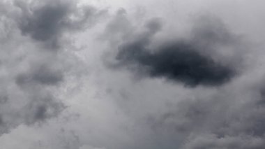 Dramatik fırtına bulutları, hava konsepti