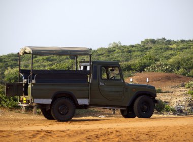 Turistler Safari Jeep
