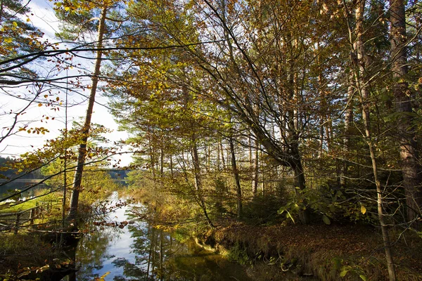 Capture HDR d'un paysage automnal en Bavière — Photo