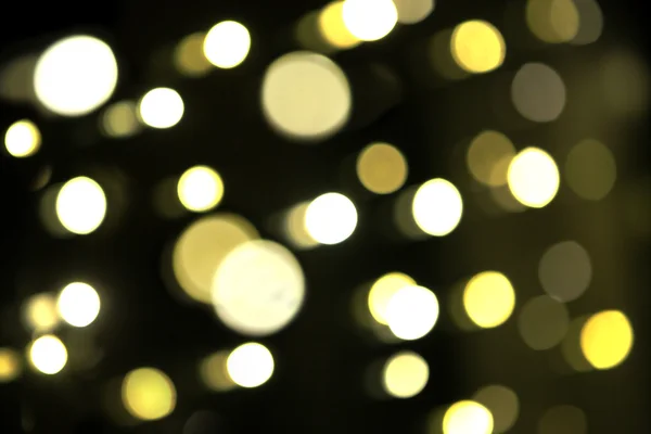 Colorful blurry bokeh on a black background — Stock Photo, Image