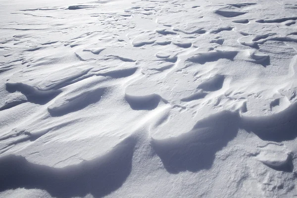 Primo piano del cumulo di neve — Foto Stock