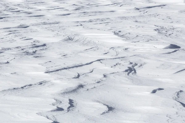 Primo piano del cumulo di neve — Foto Stock