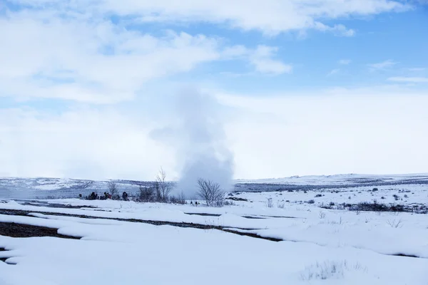 Geysir in Island — Stockfoto