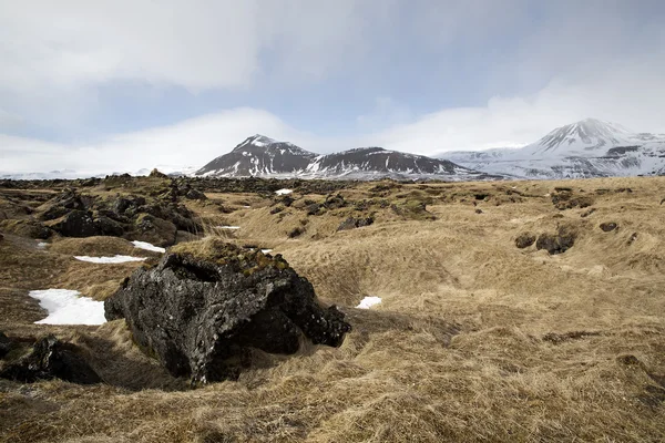Imponujące wulkaniczny krajobraz na półwyspie Snæfellsnes — Zdjęcie stockowe
