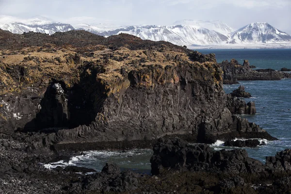 Impressive volcanic fjords in West Iceland — Stock Photo, Image