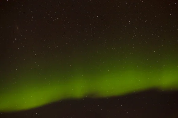 Northern lights with bright stars, Iceland — Stock Photo, Image