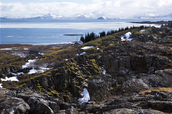 アイスランドの湖シングバトラ湖 — ストック写真
