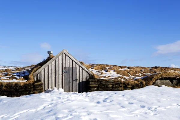 Malá chata na Islandu — Stock fotografie