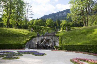 Castle Park Linderhof, Bavyera heykeller