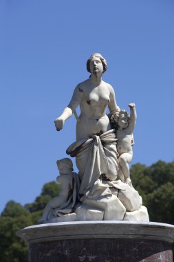 Herrenchiemsee, Bavyera Çeşmede Latona heykeli