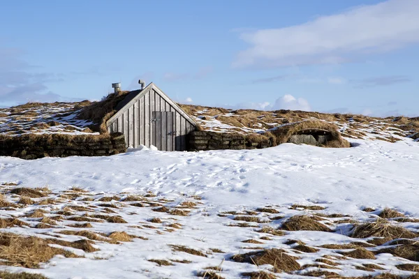 Malá chata na Islandu — Stock fotografie