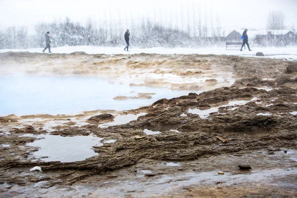 Close up do strokkur — Fotografia de Stock