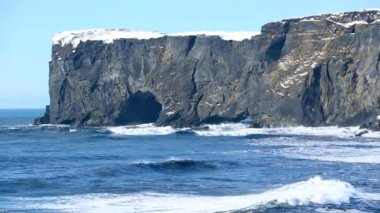 South Iceland'deki / daki Yarımadası Dyrholaey
