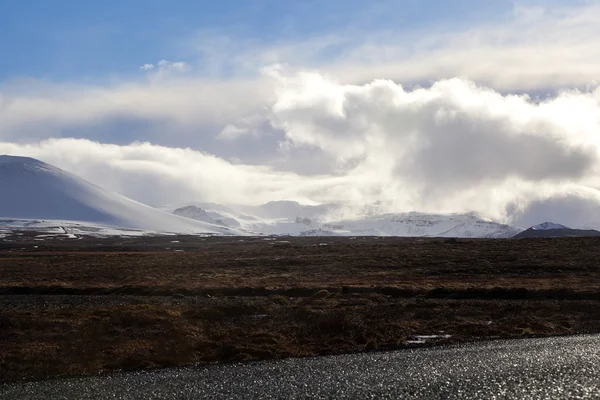 Bela paisagem vulcânica na Islândia — Fotografia de Stock