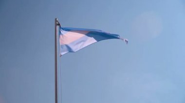 Arjantin bayrağı yavaş hareket