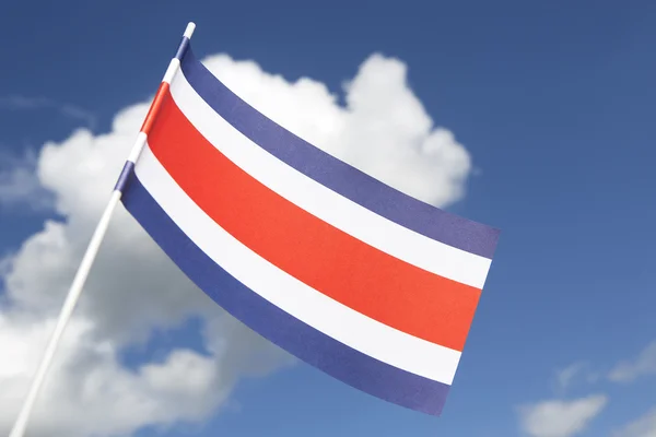 Costa rica zászló — Stock Fotó