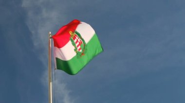 Ağır çekimde Macaristan bayrağı