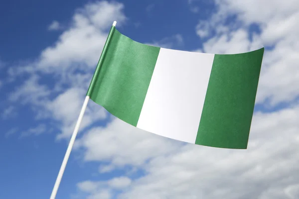 Nigeria flagga — Stockfoto