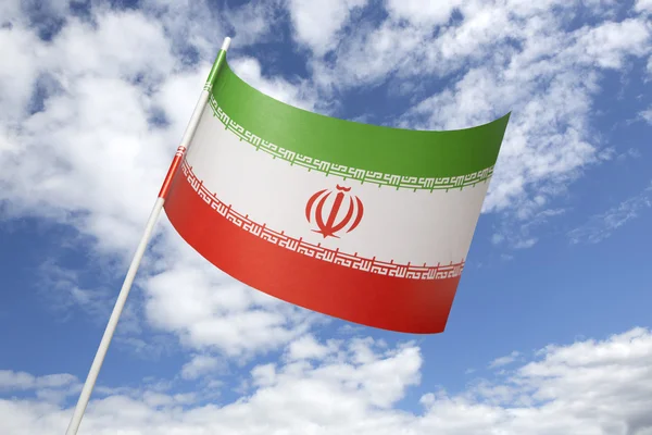 Iran flag — Stock Photo, Image