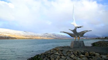 Akureyri, İzlanda harbour adlı heykel