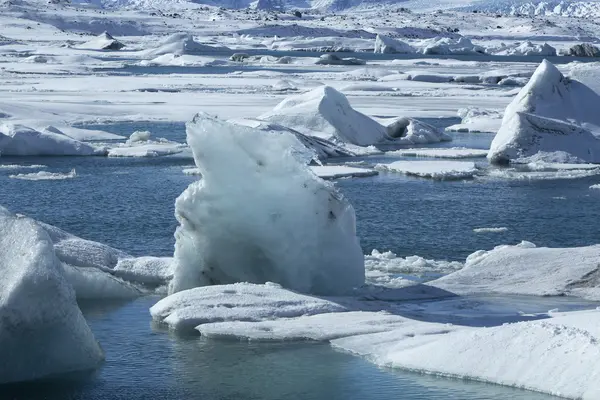 Льодовик лагуни Jokulsarlon, Ісландія — стокове фото