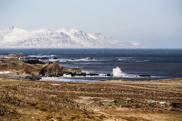 Fiordes orientais na Islândia — Fotografia de Stock