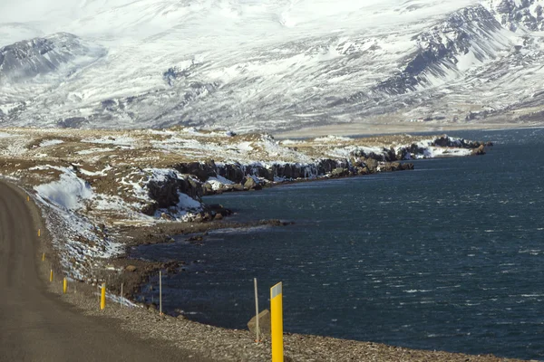 Схід фіорд в Ісландії — стокове фото