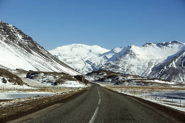 Ring road in Iceland, wintertime — Stock Photo, Image