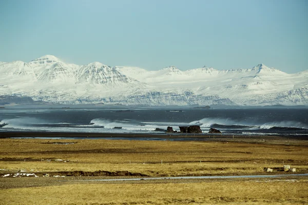 Схід фіорди в Ісландії — стокове фото