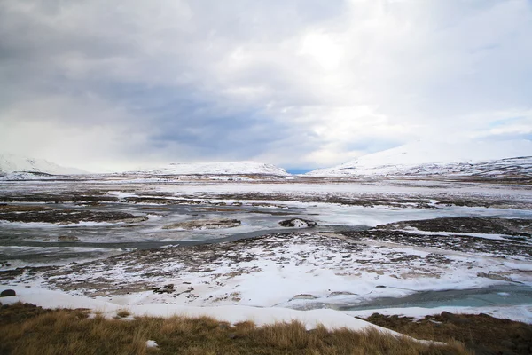 アイスランドの火山の山の風景 — ストック写真