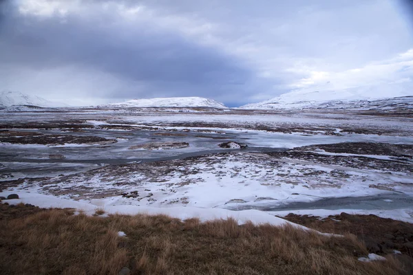 Imponująca góra krajobraz, North Iceland — Zdjęcie stockowe