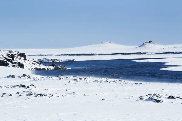 Panorama invernale dell'Islanda — Foto Stock