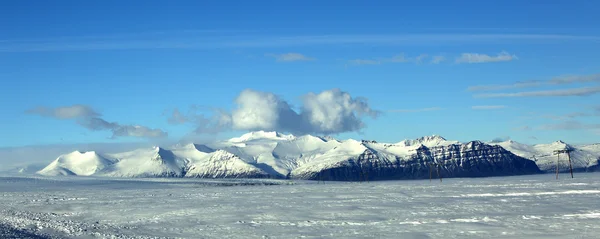 인상적인 겨울 파노라마, 아이슬란드 — 스톡 사진