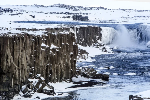 Красивий водоспад в Ісландії Selfoss — стокове фото