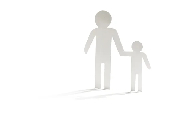 Single father with son — Stock Photo, Image