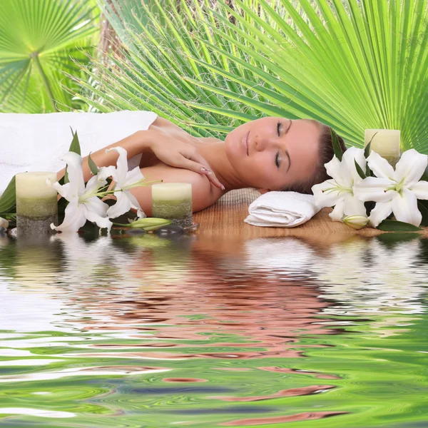 Beautiful Woman Getting Spa — Stock Photo, Image