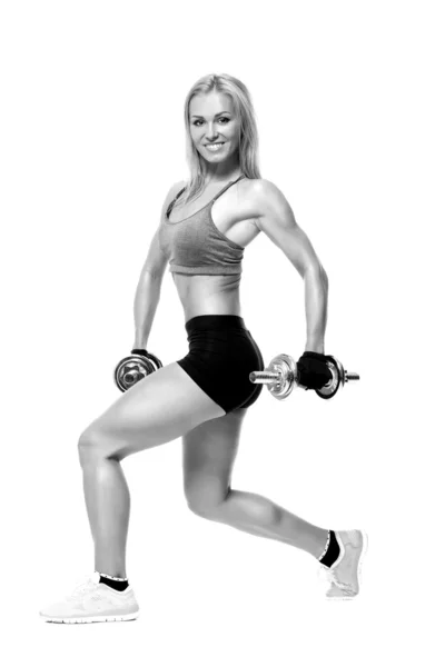 Vrouwelijke bodybuilder — Stockfoto