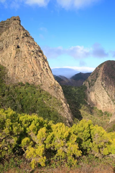 Paesaggio dell'isola di La Gomera — Foto Stock