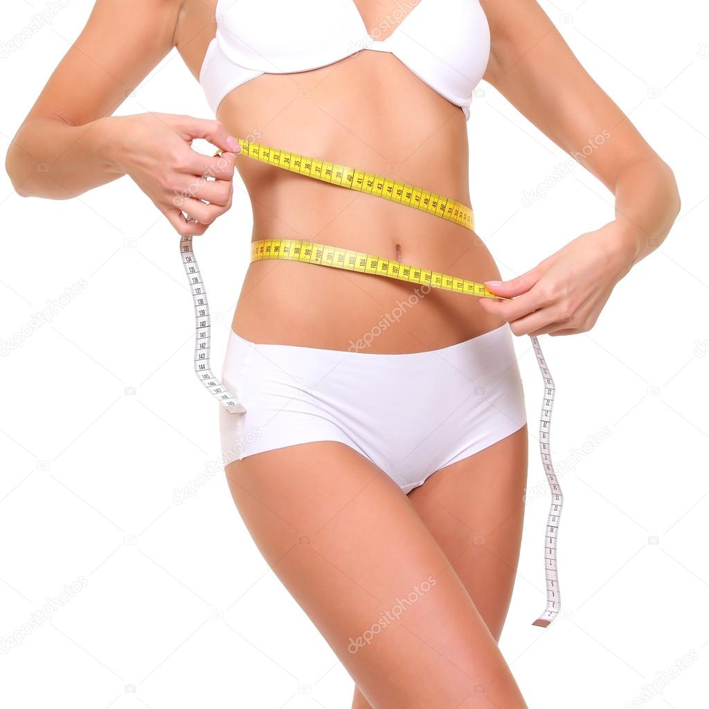 woman with measure tape