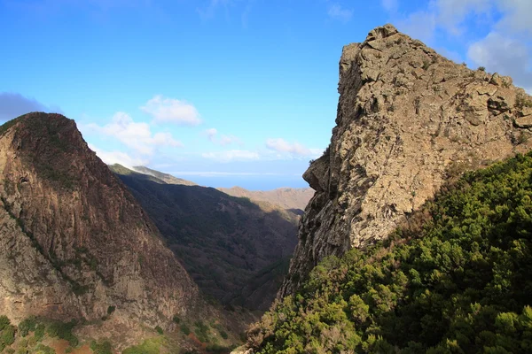 Landskap av ön La Gomera — Stockfoto