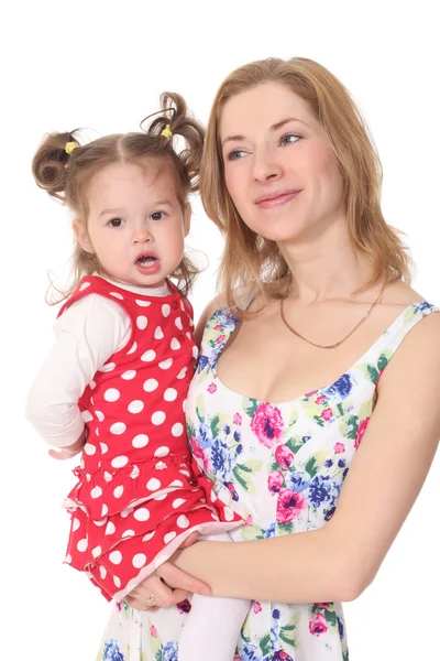 Mujer joven con su hija — Foto de Stock