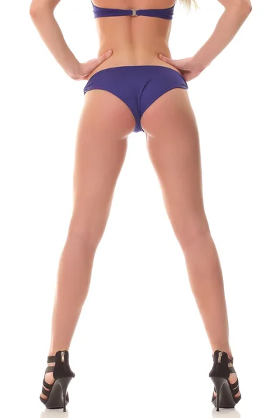 Backview of female wearing bikini — Stock Photo, Image