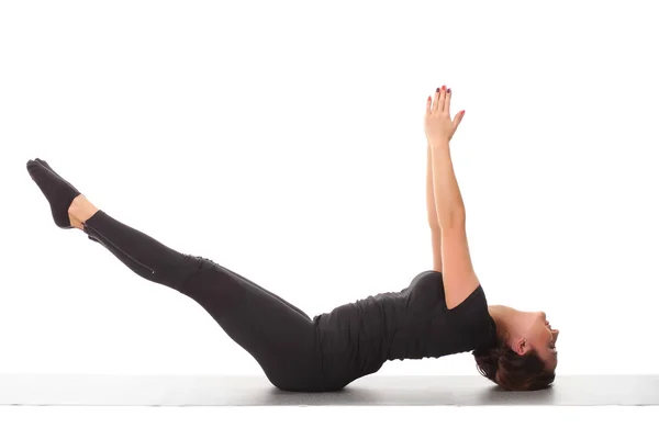 Mujer formación yoga —  Fotos de Stock